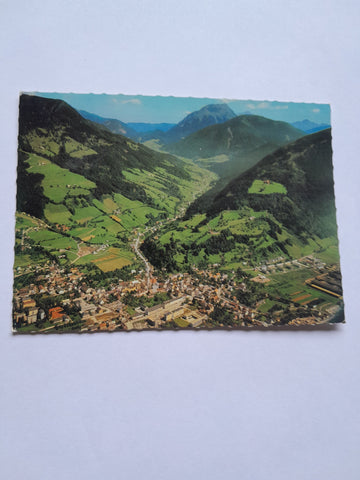 AK Liezen mit Pyhrnpaß. Fliegeraufnahme.