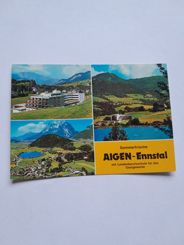 AK Aigen-Ennstal mit Landesberufsschule für das Gastgewerbe. (1989)