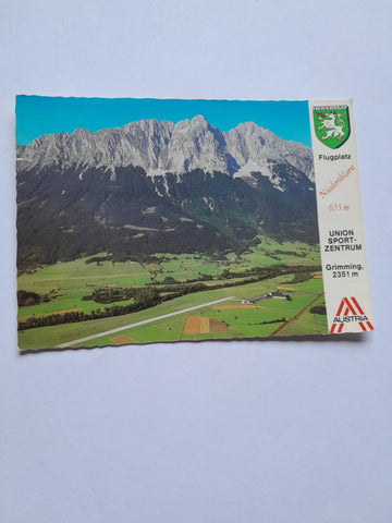 AK Flugplatz Niederöblarn. Union Sportzentrum.
