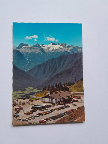 AK Ausseer Land. Altaussee, Loser-Bergrestaurant mit Dachstein.