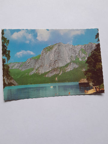 AK Altaussee. Seeklause mit Trisselwand.