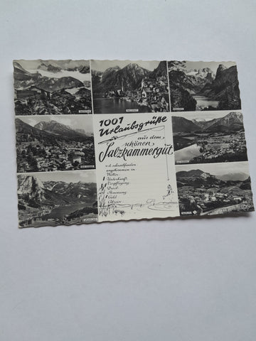 AK 1001 Urlaubsgrüße aus dem schönen Salzkammergut.