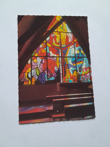 AK Kirchenfenster auf der Tauplitz.