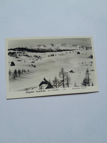 AK Schigebiet Tauplitzalm mit Dachstein.
