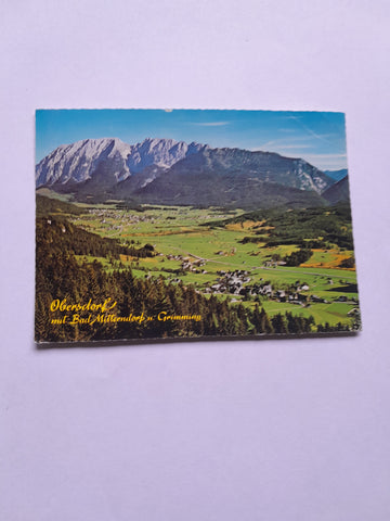 AK Obersdorf mit Bad Mitterndorf u. Grimming.