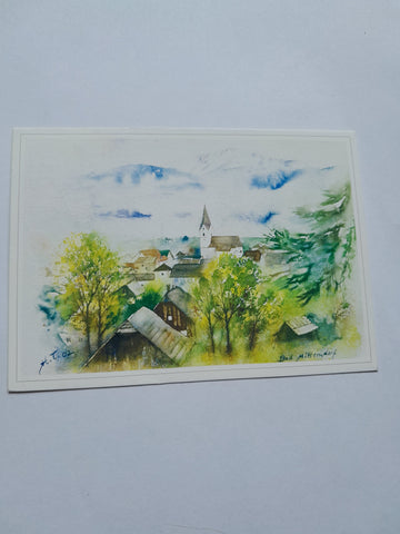 AK Bad Mitterndorf (Aquarell v. Hans Torwesten)