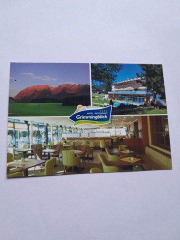 AK Bad Mitterndorf 279. Hotel Restaurant Grimmingblick.