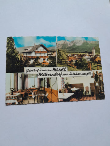 AK Mitterndorf. Gasthof Pension Mandl.
