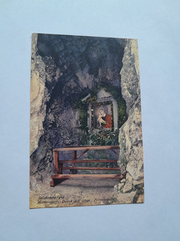 AK Mitterndorf. Durch den Stein. Felsenkapelle. (1909)