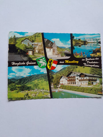 AK Herzliche Grüsse aus Mandling.