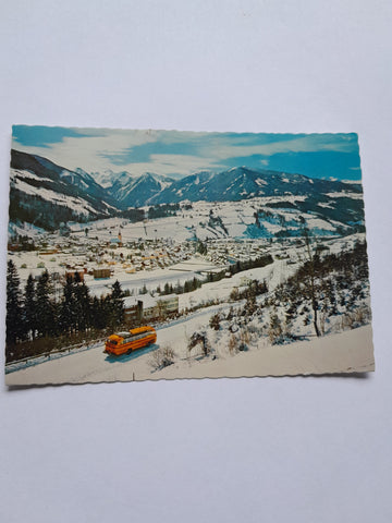 AK Wintersportzentrum Schladming-Rohrmoos. Blick gegen die Tauern.