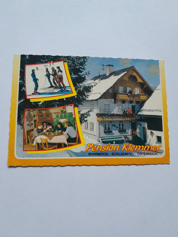 AK Schladming-Rohrmoos 52. Pension Klemmer. Familie Stocker.