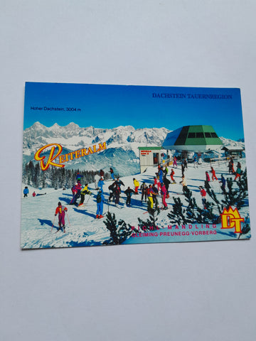 AK Wintersportgebiet Reiteralm. Pichl/Ennstal.