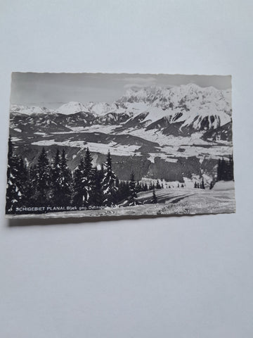 AK Schigebiet Planai. Blick geg. Dachstein.