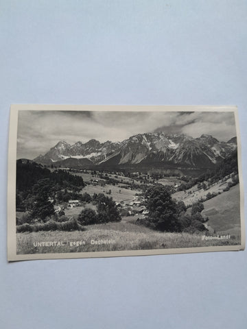 AK Untertal gegen Dachstein.