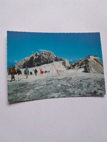 AK Bergstation der Dachsteinsüdwandbahn am Hunerkogel.