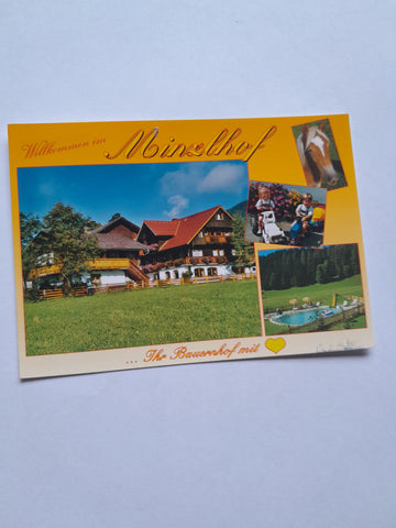 AK Ramsau am Dachstein - Ort 73. Straße Nr. 629. Minzlhof Familie Monika und Matthias Schrempf.