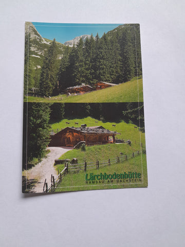 AK Ramsau am Dachstein. Lärchbodenhütte. Fam. Gerharter.