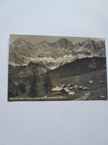 AK Neustattalm mit dem Hohen Dachstein.
