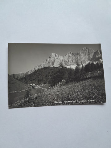 AK Ramsau. Glösalm mit Dachstein.