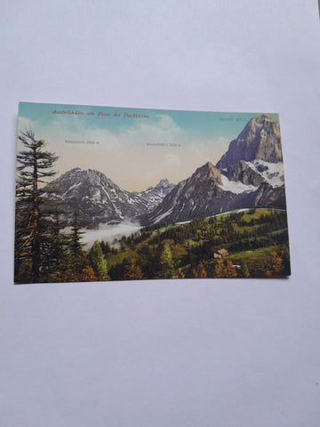 AK Austriahütte am Fusse des Dachstein. (1907)