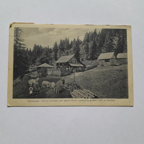 AK Hochlantsch. Kreil's Gasthaus zum guten Hirten. (1917-18)