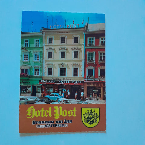 AK Braunau am Inn. Hotel Post.