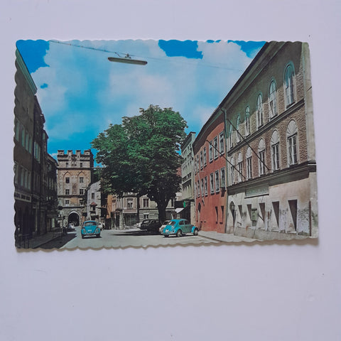 AK Braunau am Inn. Salzburger Vorstadt.
