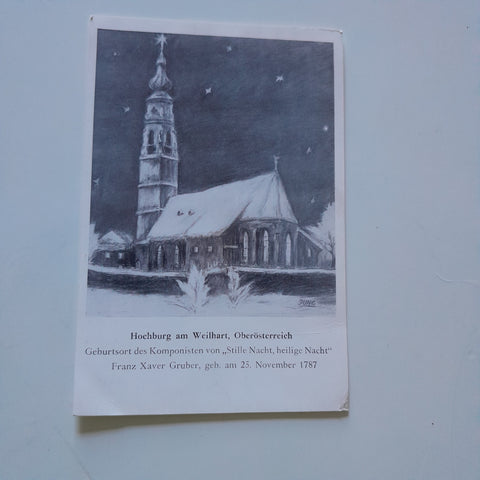 AK Hochburg am Weilhart. Geburtsort des Komponisten von Stille Nacht, heilige Nacht Franz Xaver Gruber.