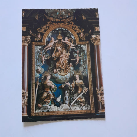 AK Pfarrkirche Lochen. Hochaltar von Meinrad Guggenbichler.