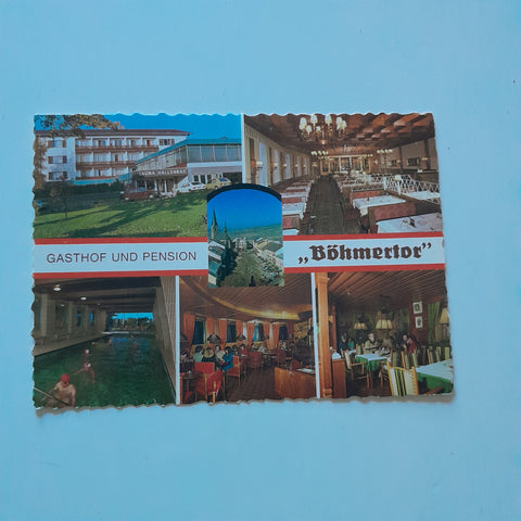 AK Bad Leonfelden 32. Gasthof Böhmertor.