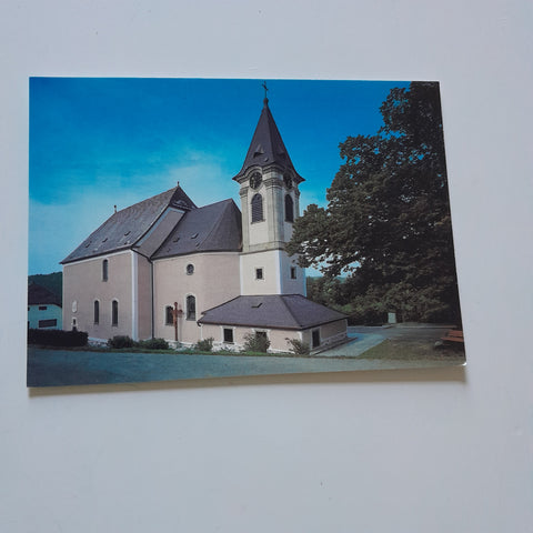 AK Bad Leonfelden. Wallfahrtskirche Maria Schutz beim Bründl.