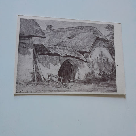 AK Mühlviertler Bauernhof. Albrecht Dunzendorfer, Hellmonsödt.