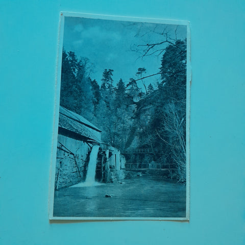 AK Saxen im Mühlviertel. Eingang zur Klamm.