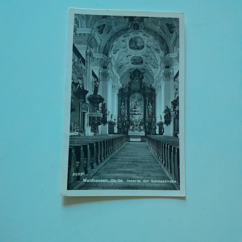 AK Waldhausen. Inneres der Schlosskirche.