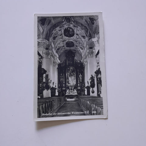 AK Waldhausen. Hochaltar der Schlosskirche.