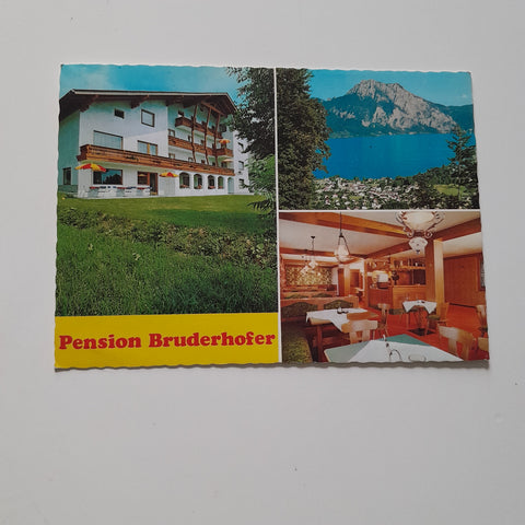 AK Altmünster am Traunsee. Pension Bruderhofer.