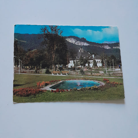 AK Bad Goisern. Kurpark, Minigolf und Gaisermühle.