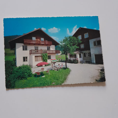 AK Bad Goisern 349 und 443. Frühstückspension Gabriele Sydler.