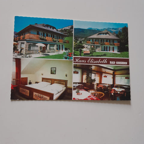 AK Bad Goisern. Haus Elisabeth. Inh. Christa Fettinger.
