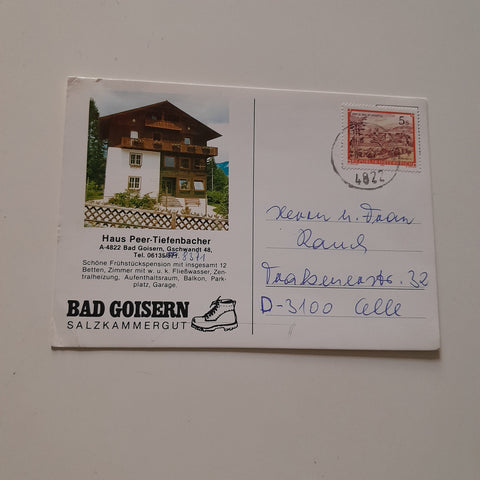 AK Bad Goisern. Haus Peer Tiefenbacher.