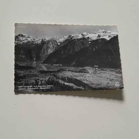 AK Bad Goisern. Hoh. Dachstein gesehen v. d. Sessellift Bergstation.