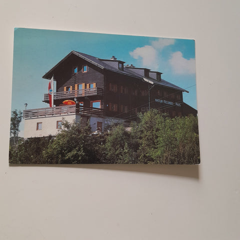 AK Naturfreundehaus TVN Feuerkogel. Pächter: Klaus Neuhuber.