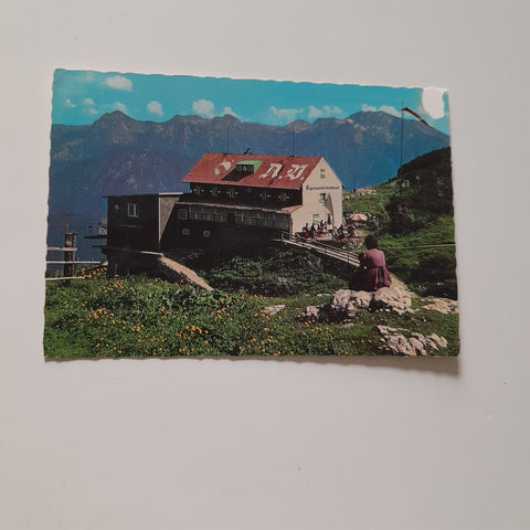 AK Alpenvereinshütte am Feuerkogel bei Ebensee.