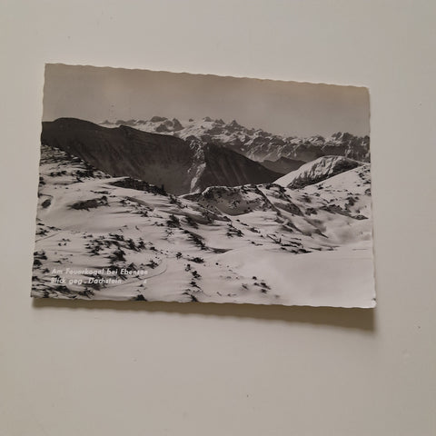 AK Am Feuerkogel bei Ebensee. Blick geg. Dachstein.