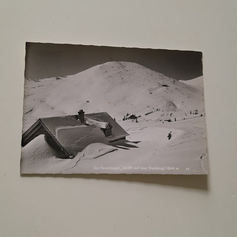 AK Am Feuerkogel. Skilift auf den Steinkogel.