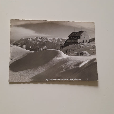 AK Alpenvereinshaus am Feuerkogel.