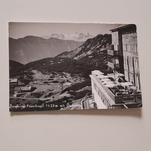 AK Berghotel Feuerkogel mit Dachstein.
