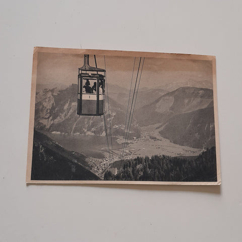 AK Höllengebirge Seilschwebebahn.