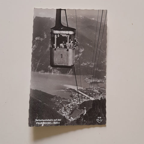 AK Seilschwebebahn auf den Feuerkogel.